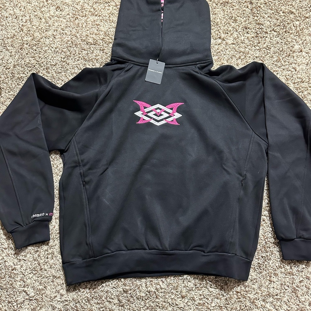 Merta Umbro Warm Up Hoodie Black/Pink